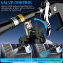 Car Cleaning Gun,High-Pressure Air Blow Gun,Air Cleaning Gun,Air Blow Gun with 2 Set Nozzles &1L Liquid Bottle,Works with Air Compressor,Pro Auto Detailing Tool for Deep Cleaning Interiors & Exteriors