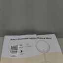 Lighted Makeup Mirror, 3000 mAh Rechargeable Double Sided Magnifying Vanity Mirror with 3 Colors, 1x/10x, 360 Rotation , Brightness Adjustable Magnification Cosmetic Light up Mirror, Women Gift (Brushed Bronze)