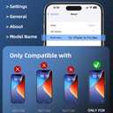 3 x ruwa Privacy Screen Protector for iPhone 16 Pro Max[2-Pack] Anti-Peep Tempered Glass Film with Easy Installation Frame, 9H Hardness, Scratch Resistant, Case Friendly