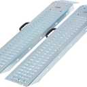 Loading Ramps - Steel Ramp Set for ATVs, Motorcycles, Mowers, Carts & More - Use with Pickup Trucks & Trailers - 1200lb Combined Capacity by Stalwart