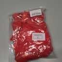 Women Lingerie Sexy Open Front Lace Babydoll Dress with Thong Halter Mesh Nightgown (Red, S)