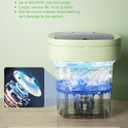 Portable Washing Machine, Mini Washer,16L Upgraded Large Capacity Foldable Washer.Deep Cleaning of Underwear, Baby Clothes and Other Small Clothes.Suitable for Apartments, Dormitories, Hotels