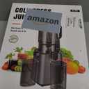 Juicer Machines with 5.8" Large Feed Chute, Cold Press Juicer for Whole Vegetables and Fruits 400W, Slow Masticating juicer Easy to Clean Juice Extractor Machine High Juice Yield (Titanium Gray)