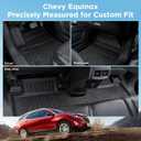 Floor Mats & Cargo Liner for Chevy Equinox 2018-2024 & for GMC Terrain 2018 2019 2020 2021 2022 2023 2024 (Not for EV), All Weather Trunk Mat for Chevy Equinox & for GMC Terrain Accessories Interior