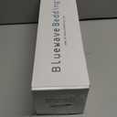 Bluewave Bedding Extra Slim Max Cool CarbonBlue Gel Memory Foam Pillow for Stomach and Back Sleepers - Thin, Flat Design with Advanced Cooling (1.75-Inch Height, Standard Size)