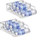 Tayuoo Water Bottle Soda Drink for Fridge,Refrigerator Pantry Clear Box Organizer Storge (2 PACK)