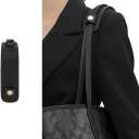 Jiesinlov Microfiber Leather Shoulder Strap Pads Replacement Cushion Strap Covers for Tote Bags Detachable (Black)
