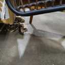 HAPPYGRILL 1 Piece Acacia Wood Patio Bistro Set, Wicker Outdoor Furniture Set with Cushioned Chairs and Tempered Glass Side Table, PE Rattan Wicker Chair with Table for Porch, Balcony, Deck 