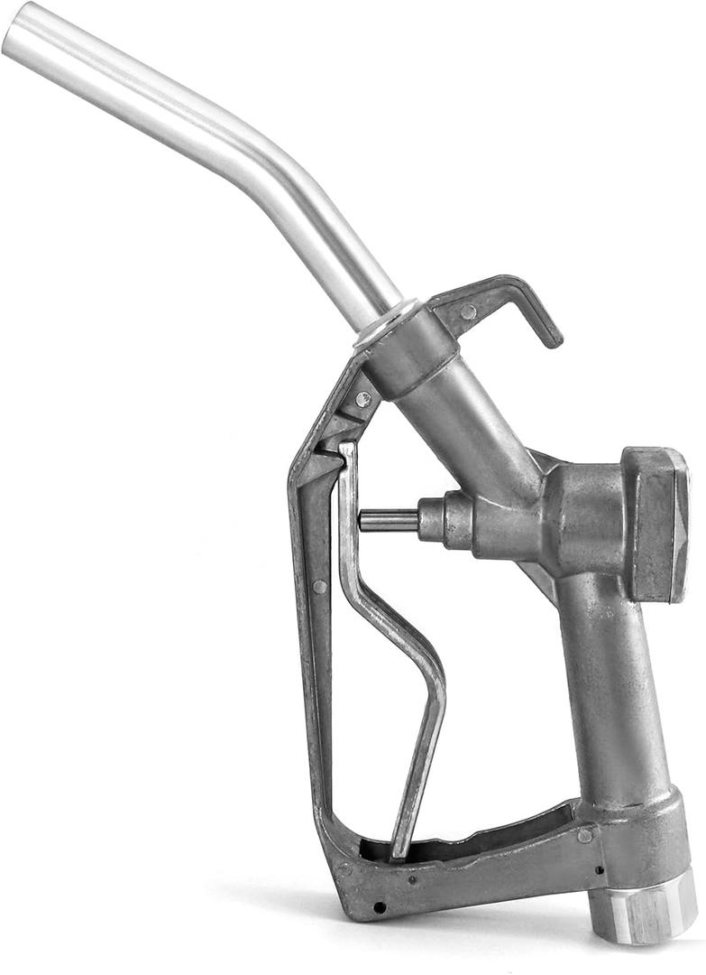 QWORK Fuel Nozzle, 3/4 in. NPT Manual Fuel Nozzle with Swivel | For Manual and Electric Fuel Pumps | Gasoline and Diesel |Max Pressure 50 PSI (1 Pack)