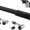 TYT Trailer Hitch Extension 18" inch, Trailer Extender for 2-inch Receiver with 5/8" Advanced Hitch Pin Lock 2-Pack, 5000 lbs GTW / 500 lbs TW