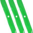 Lawn Mower Blades Medium Lift Fits for M143520 UC22010 for John Deere 1023E 1025R 1026R 2025R GX255 GX325 LX280 X320 X340 X380, 3 PCS