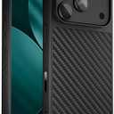 Mous for iPhone 17 Pro Case, Compatible with MagSafe - Limitless - Protective Carbon Fibre Cover for iPhone 17 Pro - Shockproof, Full Camera Protection, Anti-Scratch Back, Black