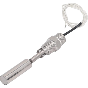 DC0110V Liquid Water Level Sensor, Sensor Switch, Male Thread 1/2 NPT 304 Stainless Steel, Suitable for Liquids of Different densities, pressures and temperatures