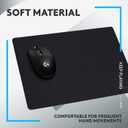 Logitech G240 Cloth Gaming Mouse Pad, Optimized for Gaming Sensors, Moderate Surface Friction, Non-Slip Mouse Mat, Mac and PC Gaming Accessories, 340 x 280 x 1 mm