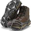 Yaktrax Adventure Grip - Durable Winter Traction Device with Stainless Steel Spikes for Ice and Snow, Flexible Thermoplastic Rubber Upper, Fits Various Footwear, Ideal for Hiking and Mountaineering (Medium)