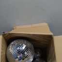 Haull 8 Pcs Large Disco Ball Set Silver Mirror Disco Reflective Ball with Hanging Ring Party Ornament Decoration for Stage Club Ballroom Dance Hall Wedding Prom Props(3'', 4'', 6'')