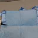 Toddler Airplane Bed, Portable Kids Airplane Seat Extender, Airplane Travel Essentials for Toddlers, Comfortable Footrest for Kids, Must-Have Toddler Travel Bed for Flights (Blue)