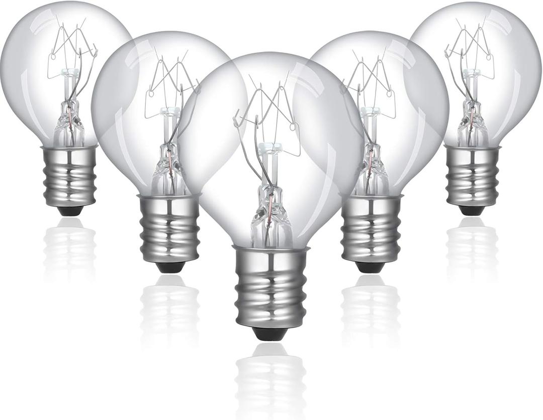 20 Watt Wax Warmer Light Bulb - 20 Watt Light Bulbs for Warmers, Wax Warmer Light Bulb Replacement - Style G30 Bulb - Pack of 2 Bulbs, Clear