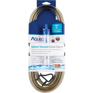 Aqueon Aquarium Siphon Vacuum Gravel Cleaner Mini - 5 Inches
