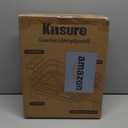 Kitsure Dish Drying Rack - Multi-Functional Dish Rack for Kitchen Counter with Cutlery Holder, Rust-Proof Storage Solution with Rotatable, 15.7" x 12.0" x 5.5", Black