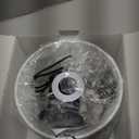 KDG Cordless LED Table Lamp, Portables Fabric Shade Desk Lamps, 4000mAh Rechargeable Battery Powered Lighting, Dimmable Light for Dining Room, Bedroom, Bedside, Night Light, Balcony (Black)