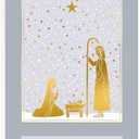 easykart labels Religious Christmas Boxed Cards, Nativity Scene (16 Christmas Cards and 16 Envelopes & Sealing Stickers)
