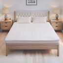 Electric Mattress Pad King Size 78"x80" with 10 Hours Auto Off 4 Heat Setting Dual Controller Fit Up to 15 Inch Deep Pocket, Machine Washable - White