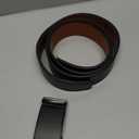 Oyifan Black Belt Men, Genuine Leather Dress Designer Belts for men, Fashion Slide Ratchet Click Casual Mens Belt for Jeans, Size 42
