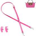 jiesinlov Leather Bag Shoulder Strap Crossbody Adjustable Replacement Conversion Kit Fit for Mini Pouch(ROSE)