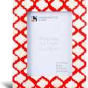 Handicrafts Home White & Red 5x7 Picture Frame, Handmade Bone Inlay Photo Frame for Wall & Tabletop Display, Moroccan Decorative Frame for Modern Farmhouse Boho Home Decor, Vintage Decor, Desk Shelf & Gallery Wall, Minimal Office Decor