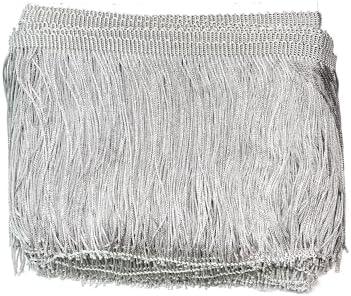 12"2 Yard  Wide Fringe Tassel Trim for Sewing Crafts Clothes Curtains, Sewing Trim for Latin Wedding Dress DIY Lamp Shade Decoration