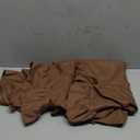 KKJIAF Ruffle Pillow Cases King Size Set of 2, Ruffled Pillow Covers with Envelope Closure, Wrinkle Resistant Ruffled Pillow Shams 20" x 36", Brown