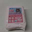 Pet Soft Disposable Cat Diapers - Diaper for Female & Male Cats, Puppy Doggie Diapers for Female Dogs with Adjustable Foam Tail Hole, Medium (24Pcs, PK Flowers)