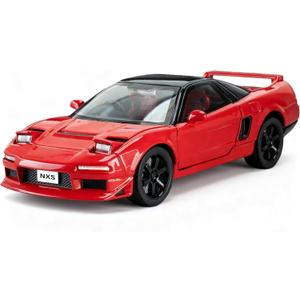 Toy Cars Compatible for 1990 NSX NA1 1/32 Metal Model Car Pull Back Car Toys with Light and Sound Toys Car Collectible Model for Children Age 3 + Year Old (Red)