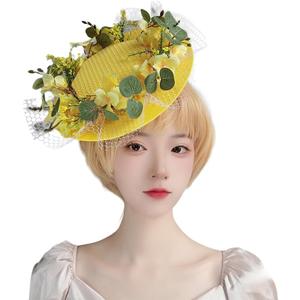 Sup-Coente Fascinators For Women Tea Party Hats Church Halloween Headwear
