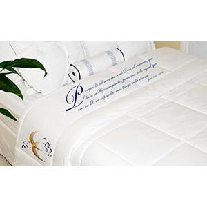 John 3:16 Spanish Bible Verse Queen Comforter Set