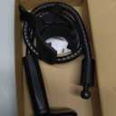 Lamicall Gooseneck Phone Holder Bed - [Nylon Braided] Flexible Arm, 38inch Overall Length, 360 Adjustable Clamp Clip, Overhead Cell Phone Mount Stand for Bed, Desk, 4-7 Cellphone (Black)