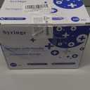 0.5ml Syringe with Needle,31G 0.5cc 5/16 Inch 8mm Needle and Syringe,Individually Wrapped,Pack of 100