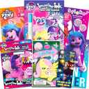 My Little Pony Coloring Book Super Set - Bundle with 4 My Little Pony Books Filled with Games, Puzzles, Stickers and Coloring Activities | MLP Party Supplies