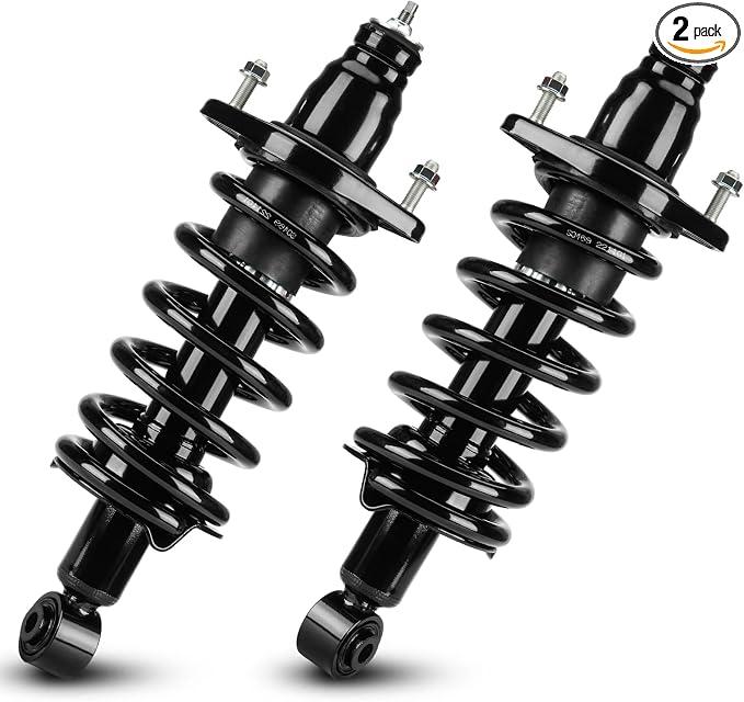 Rear Complete Strut Shock Absorber with Spring Assembly Fit for Honda CRV CR-V 2007 2008 2009 2010 2011 2.4L (ONLY 4WD AWD FWD), Replace 1345688L, 1345688R, 2PCS