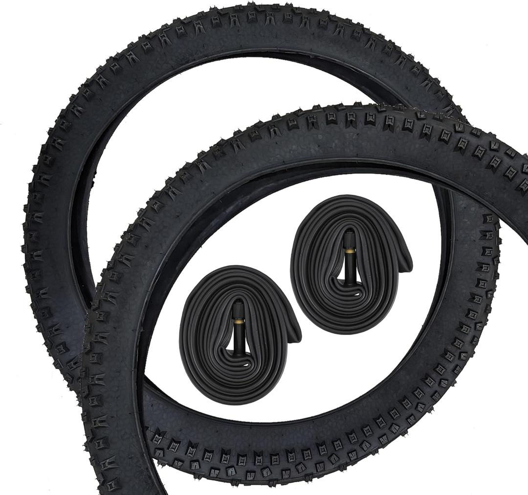 26 Innova Bike Tires for Mountain Bikes & Electric Bikes, with Valve Tube, 30 PSI, 26x2.8