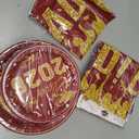 Graduation Decorations 2026 Maroon and Gold Red,Graduation Paper Plates and Napkins Party Supplies Set,200 Count,for College High School Congrats Disposable Party Dinnerware,Serves 50 Dessert Plates