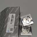 Pocket Door Lock with Key,Privacy Door Hardware Suitable for Bathroom Bedroom etc Recessed 2 Sided, 2 3/8" Backset, Invisible Hardware for 1 3/8 to 2 3/16 Thickness Door (Sliver)