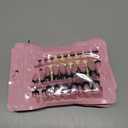 3 x 60Pcs 2-in-1 Press on Nails and Toenails Glossy Black French Tip with Pink Base, 15 Sizes Square Soft Gel Fake Nails, Beginner Friendly Travel Set
