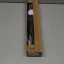 Closet Rod, 30 to 42 Inch Adjustable Closet Rods for Hanging Clothes Heavy Duty Closet Hanging Rod Matte Black Closet Poles for Wardrobes with No Drilling Holder