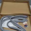 UPGRADED W10443320 W10571967 Freezer Door Gasket Compatible with Whirlpool Kitchenaid Kenmore Maytag Freezer Door Gasket WRF535SMBM00 Refrigerator Door Gasket (W10443320 Freezer Door Gasket)