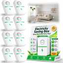 8PCS Power Plug Pro Energy Saver 2026 Updated New Stop Watt Energy Saving Device Intelligent Electricity Electric Saving Box Smart Plug in Power Box Power Factor Saver Household Power Plug-in