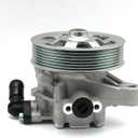 Chefull 21-5495 Power Steering Pump with Pulley Fits for 2008 2009 2010 2011 2012 for Honda Accord 2.4L, for 2008 2009 2010 2011 2012 for Accord 2.4, Power Assist Pump Assembly 56100-R40-A01