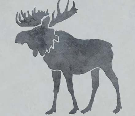 Reusable Wildlife Woodland Animal Stencils for Painting on Wood 17x13,5