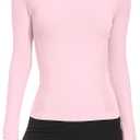 MathCat Workout Shirts for Women Long Sleeve, Workout Tops for Women, Quick Dry Gym Athletic Tops，Seamless Yoga Shirts, Size Small